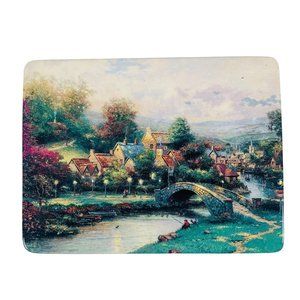Bradford Exchange Thomas Kinkade Lamplight Country Series Decorative Plate VTG